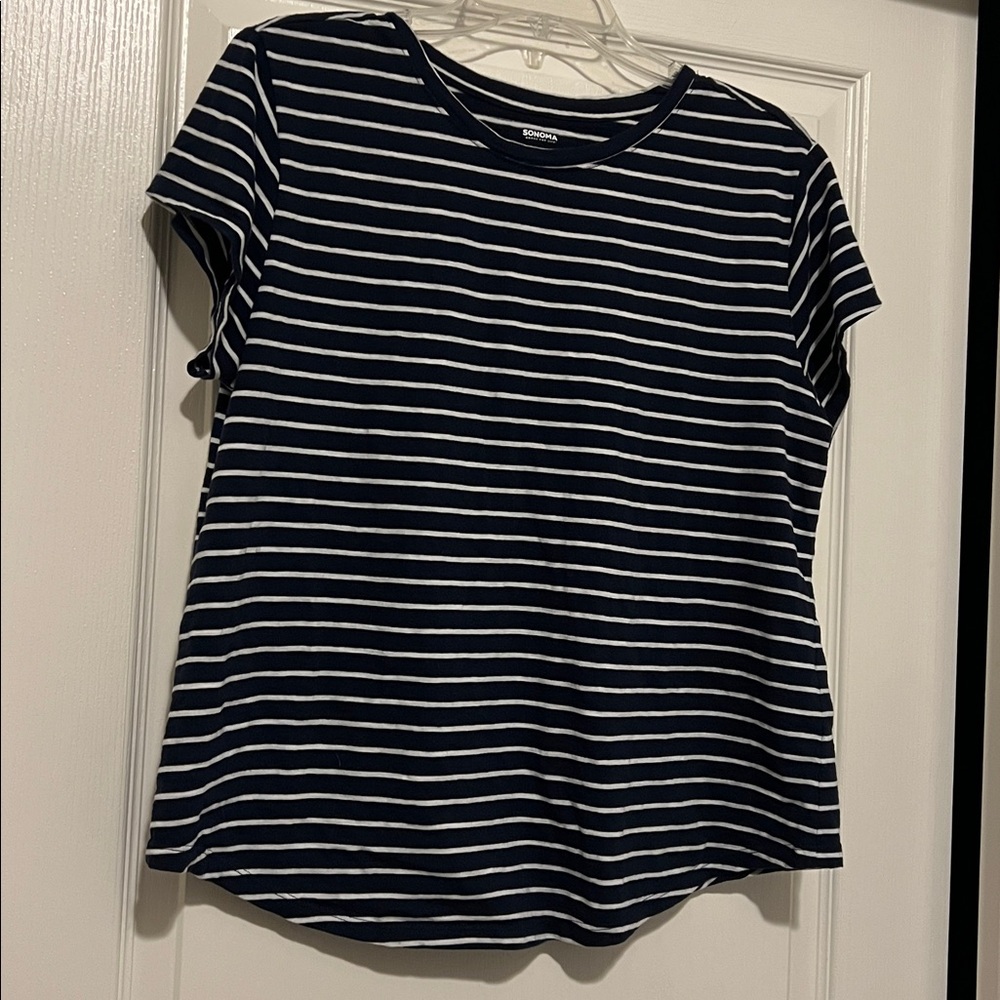 Sonoma SS Striped Top